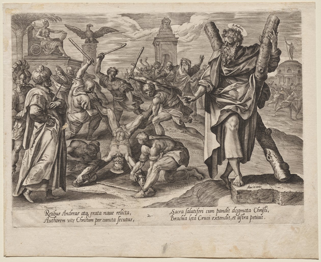 Saint André - Hendrick Goltzius
