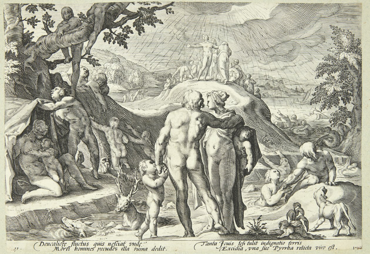 Le Déluge - Hendrick Goltzius