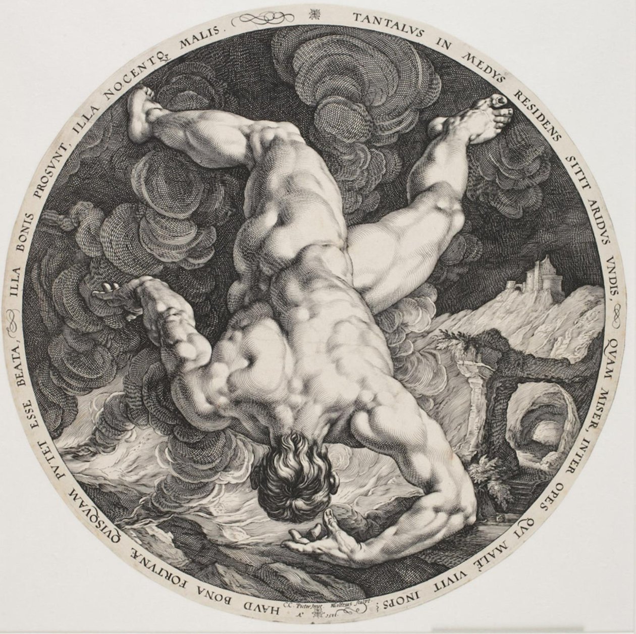 Les Quatre Déshonorés - Tantale - Hendrick Goltzius