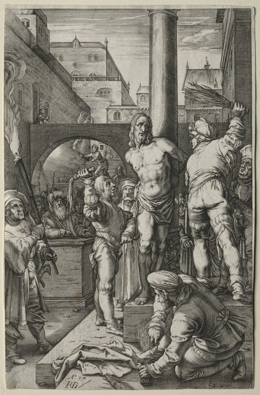La Passion : La Flagellation - Hendrick Goltzius