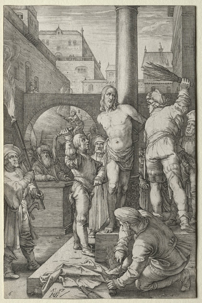 La Passion : La Flagellation - Hendrick Goltzius