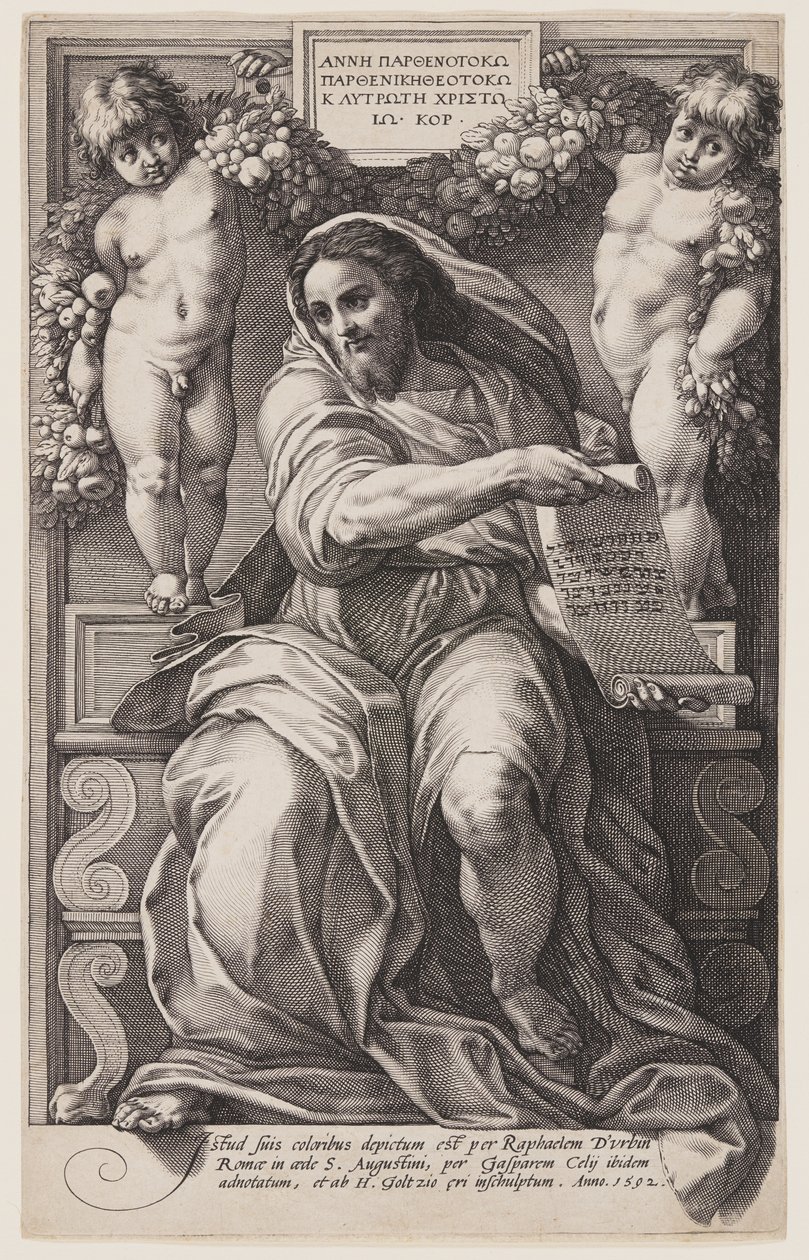 Le prophète Isaïe - Hendrick Goltzius