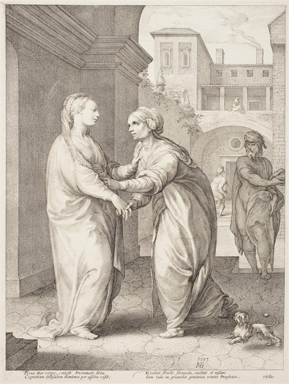 La Visitation - Hendrick Goltzius