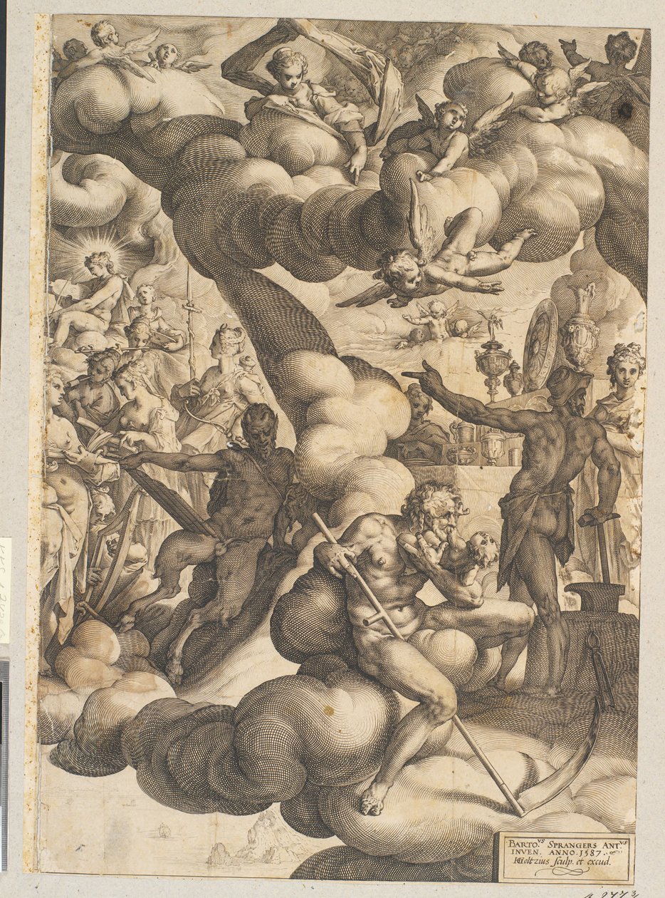 Le mariage de Cupidon et Psyché - Hendrick Goltzius