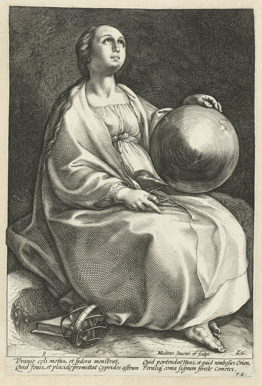 Uranie (Les neuf muses) - Hendrick Goltzius