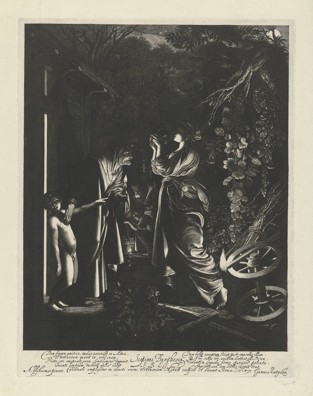 Moquerie de Cérès - Hendrick Goudt