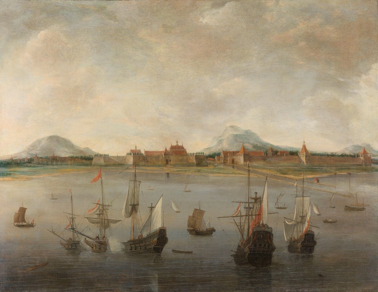 Vue de Batavia - Hendrick Jacobsz. Dubbels