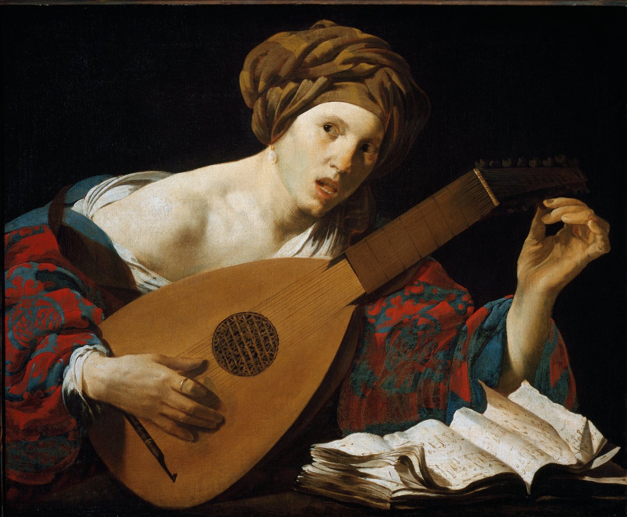 Un joueur de luth - Hendrick Jansz Terbrugghen