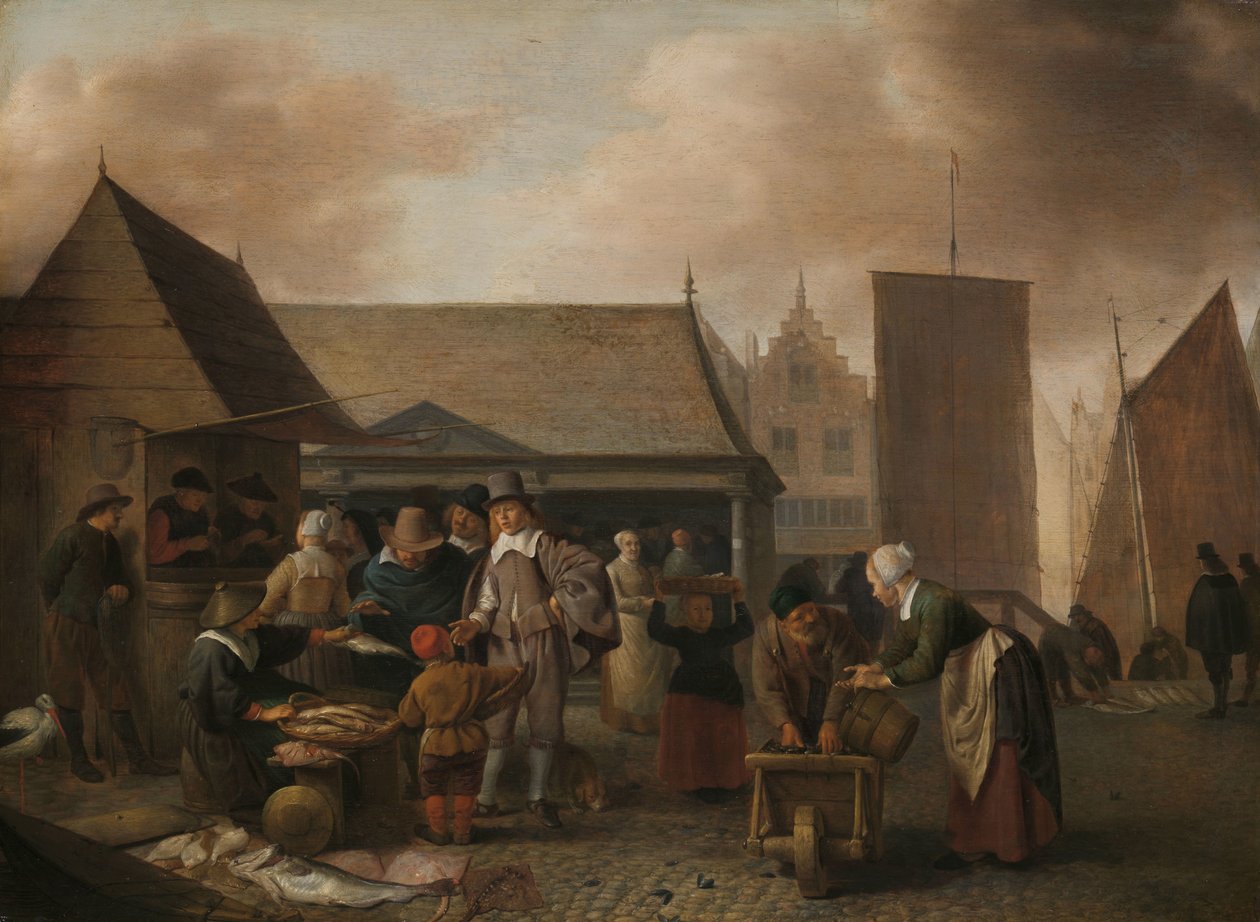 Marché aux poissons - Hendrick Martensz. Sorgh