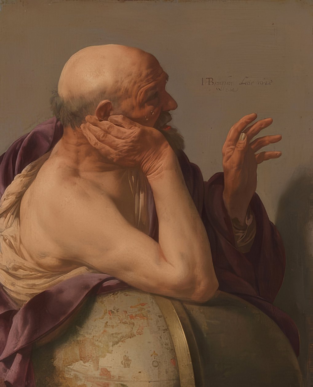 Héraclite. 1628 - Hendrick ter Brugghen