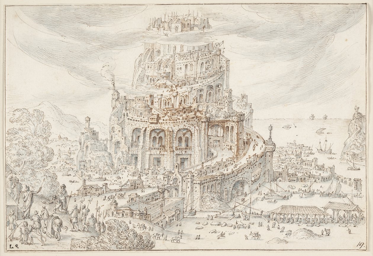 La Tour de Babel - Hendrick van Cleve III