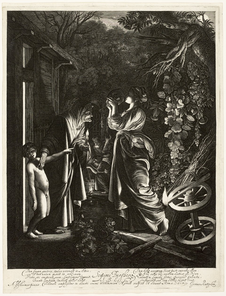 Les moqueries de Cérès - Hendrick von Goudt