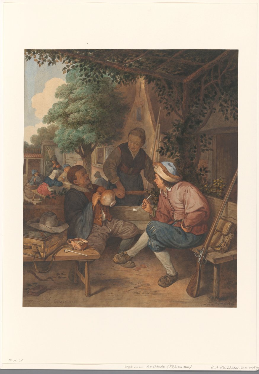 Voyageurs au repos - Hendrik Abraham Klinkhamer