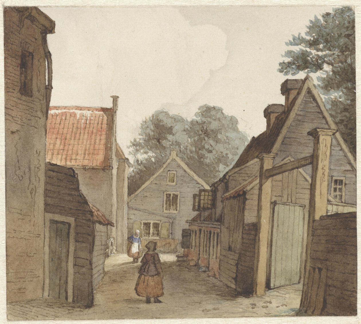 Rue près du manège - Hendrik Abraham Klinkhamer