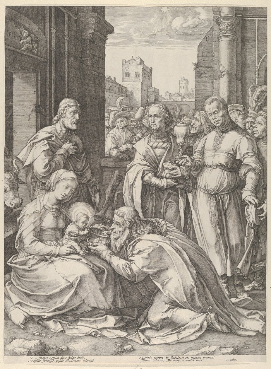 Adoration des mages - Hendrik Goltzius