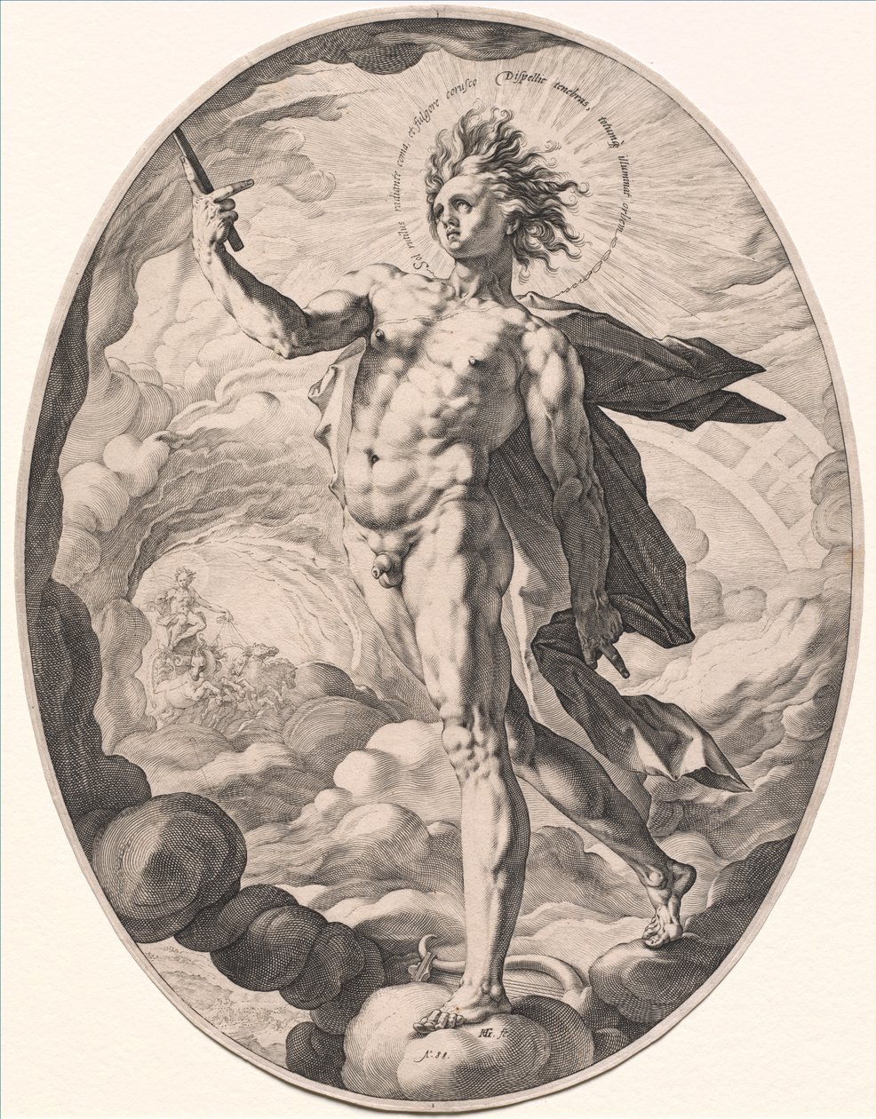 Apollon, 1588 - Hendrik Goltzius