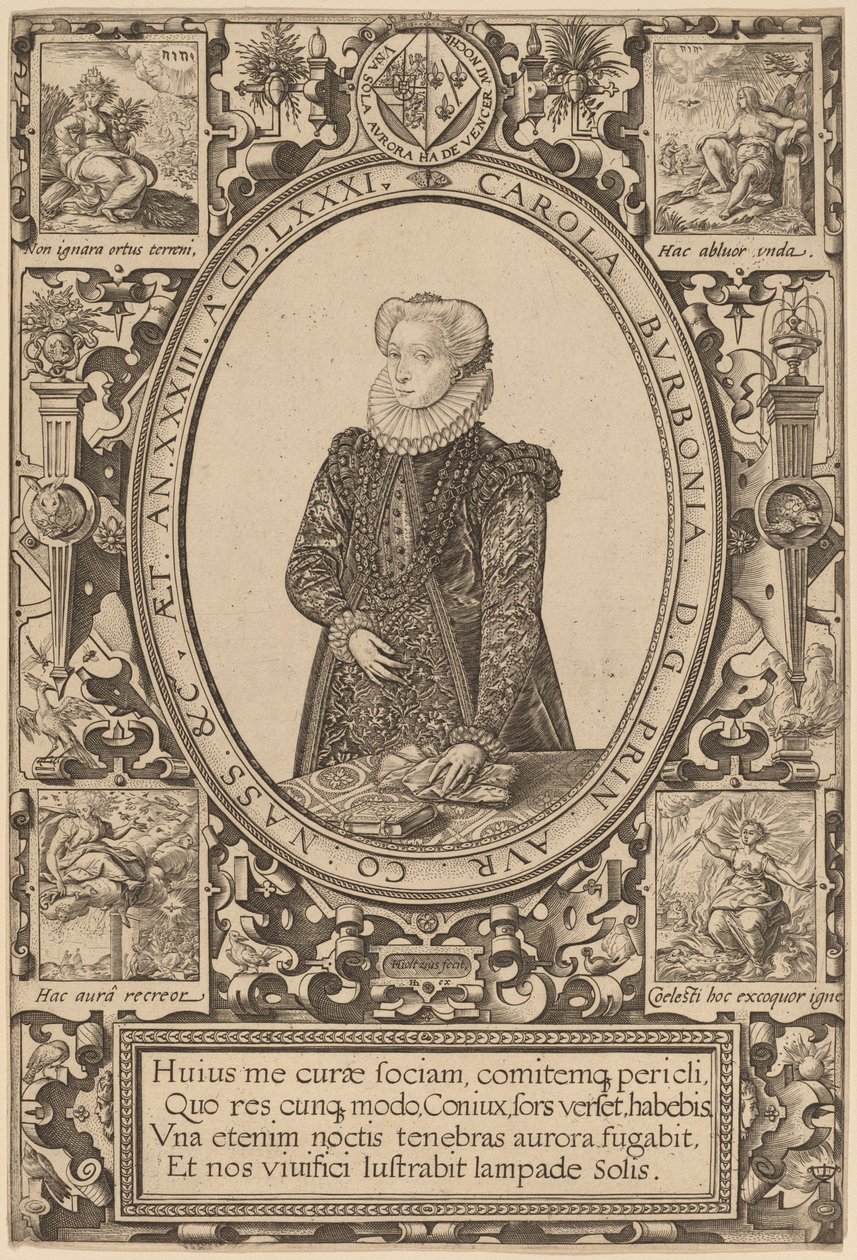 Charlotte de Bourbon - Hendrik Goltzius