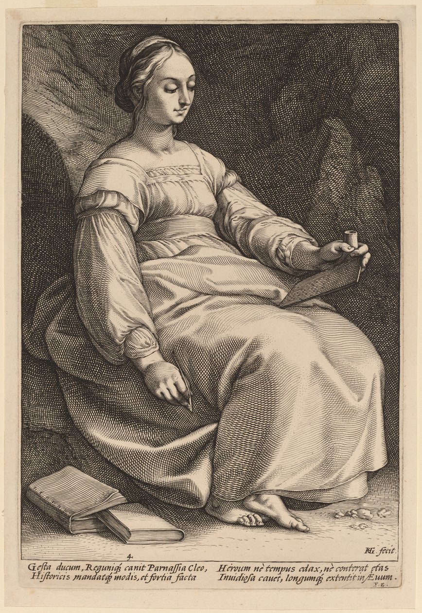 Clio - Hendrik Goltzius