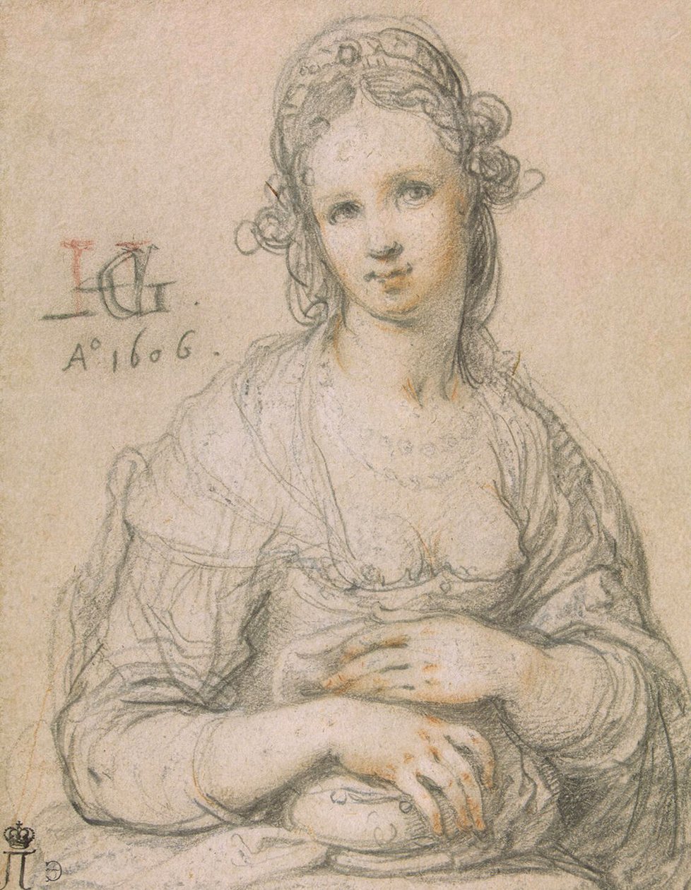 Courtisane, 1606 - Hendrik Goltzius