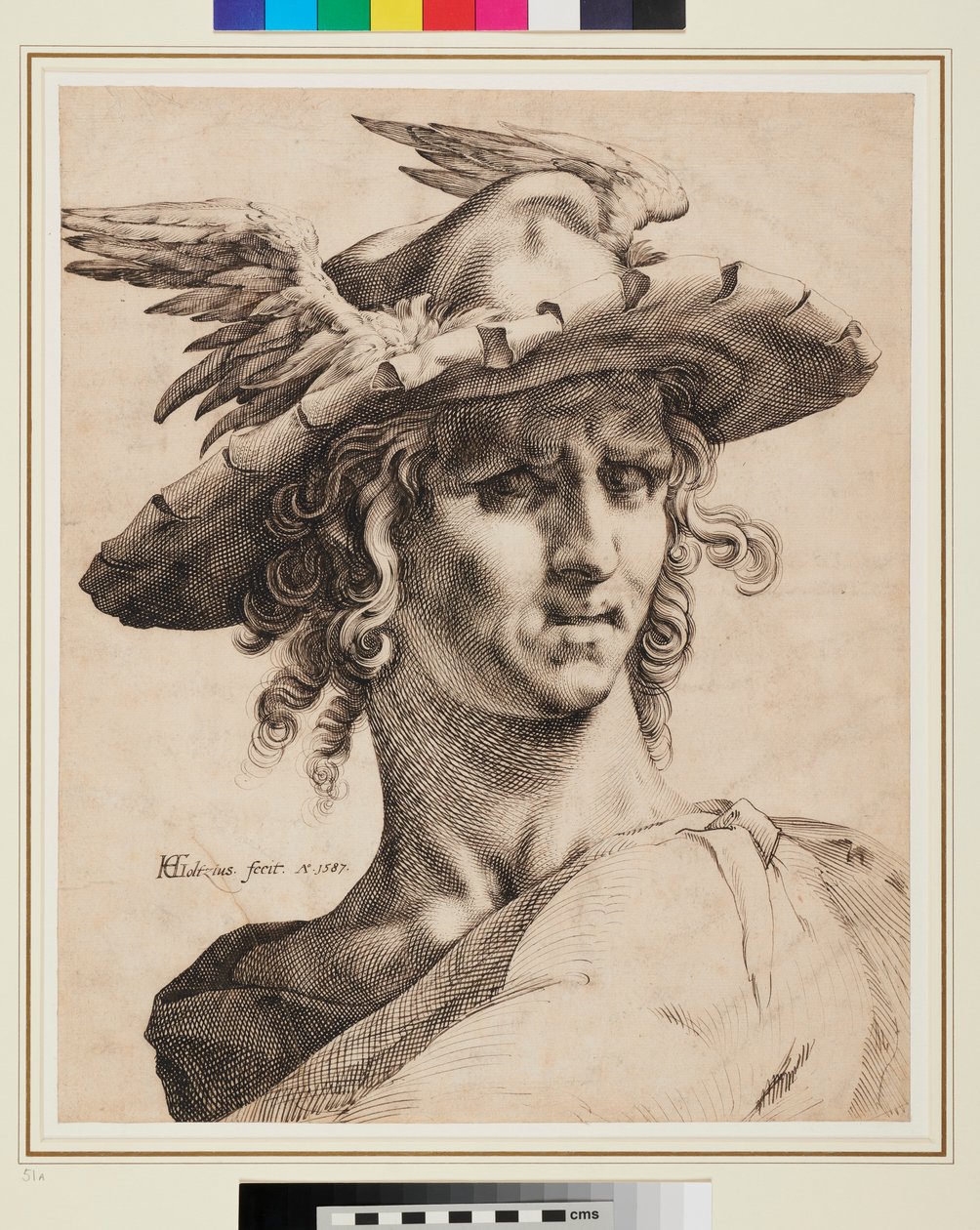 Tête de Mercure - Hendrik Goltzius