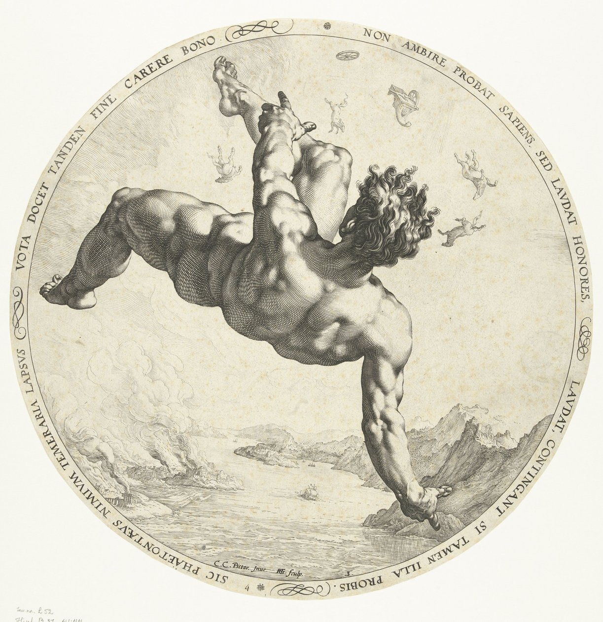 Phaéton, 1588 - Hendrik Goltzius