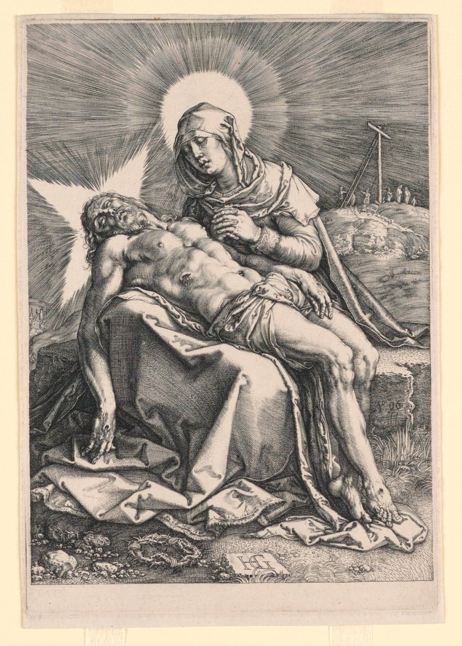 Pietà - Hendrik Goltzius
