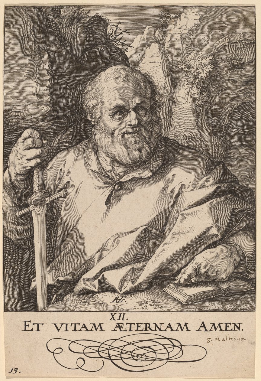 Saint Matthias - Hendrik Goltzius