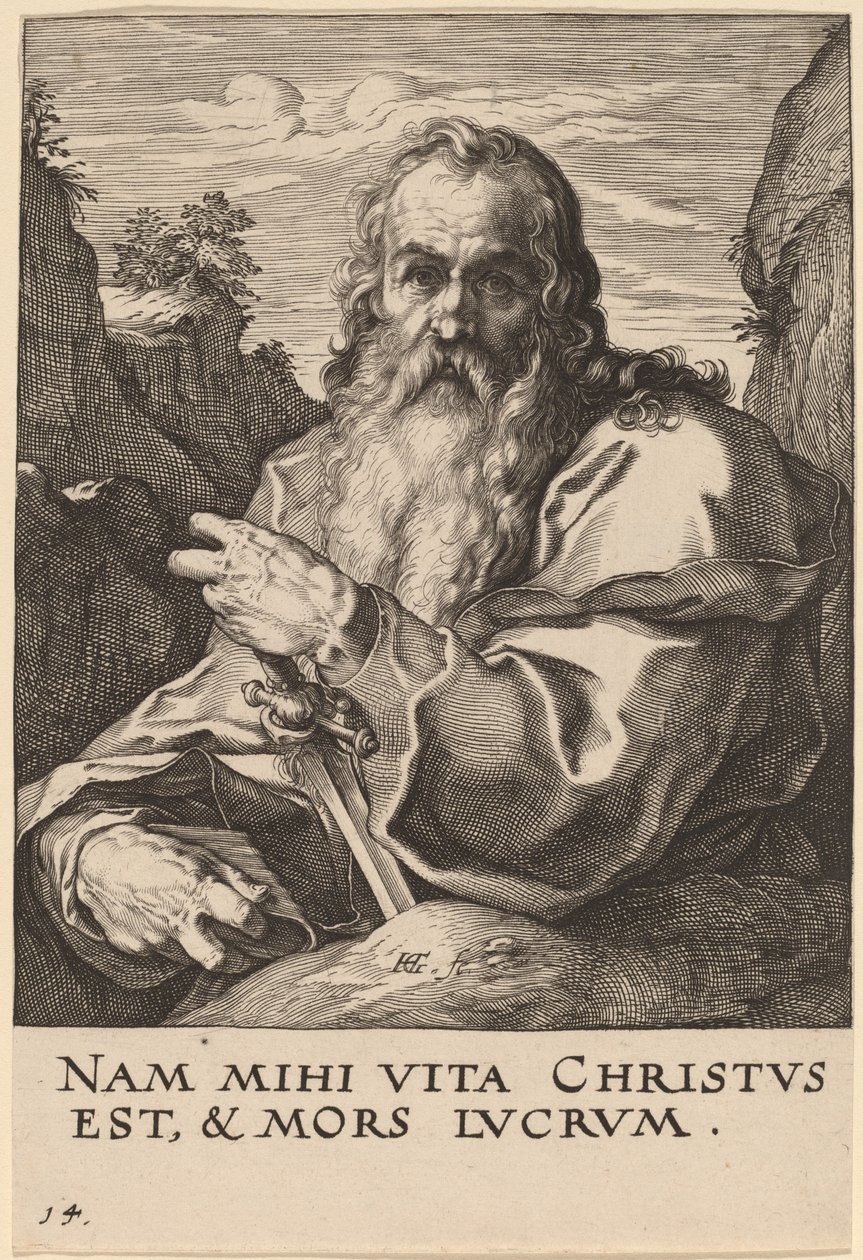 Saint Paul - Hendrik Goltzius