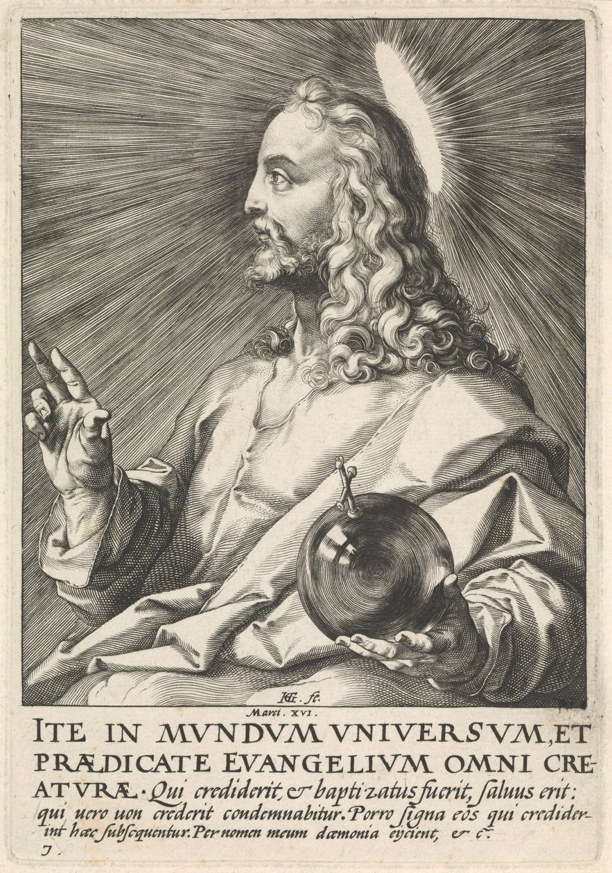 Salvator Mundi - Hendrik Goltzius