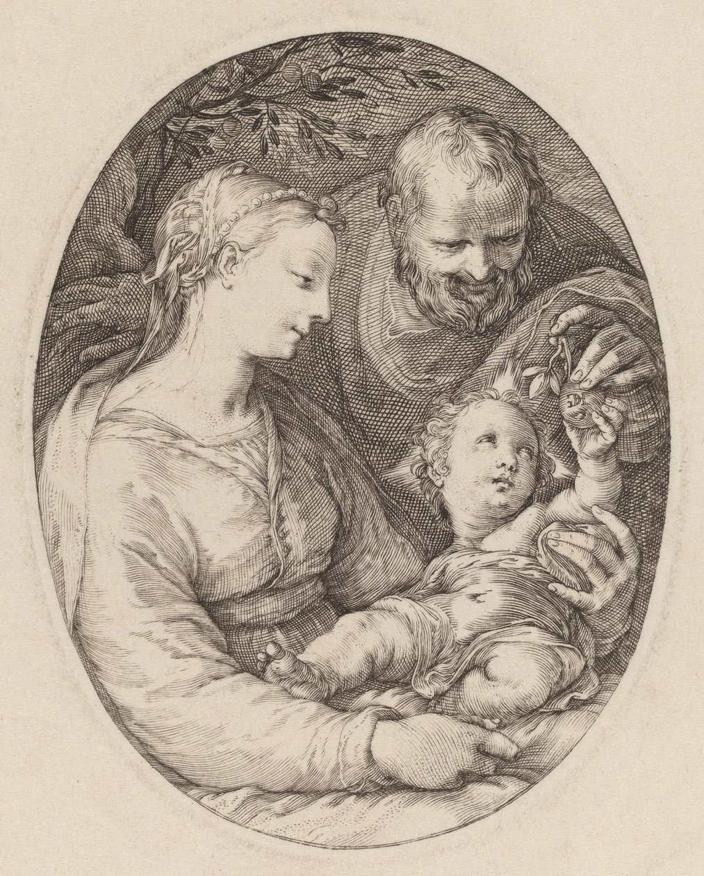 La Sainte Famille - Hendrik Goltzius
