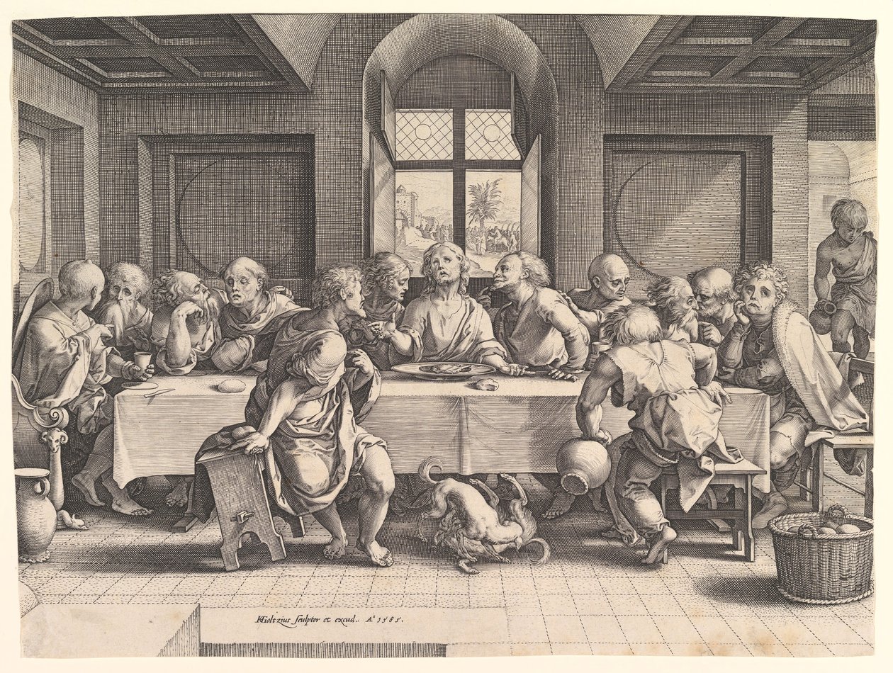 La Cène - Hendrik Goltzius