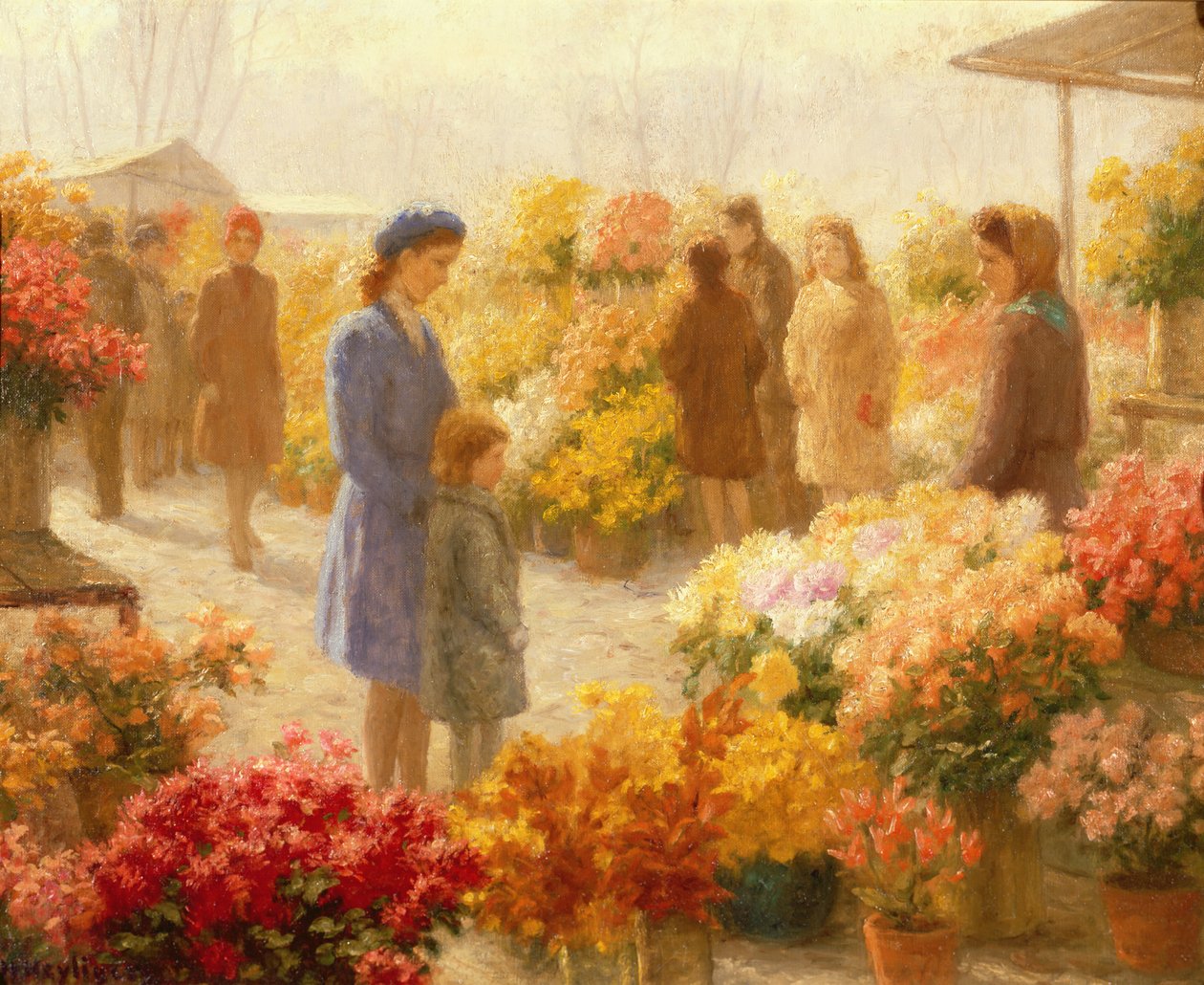 Marché aux fleurs - Hendrik Heyligers