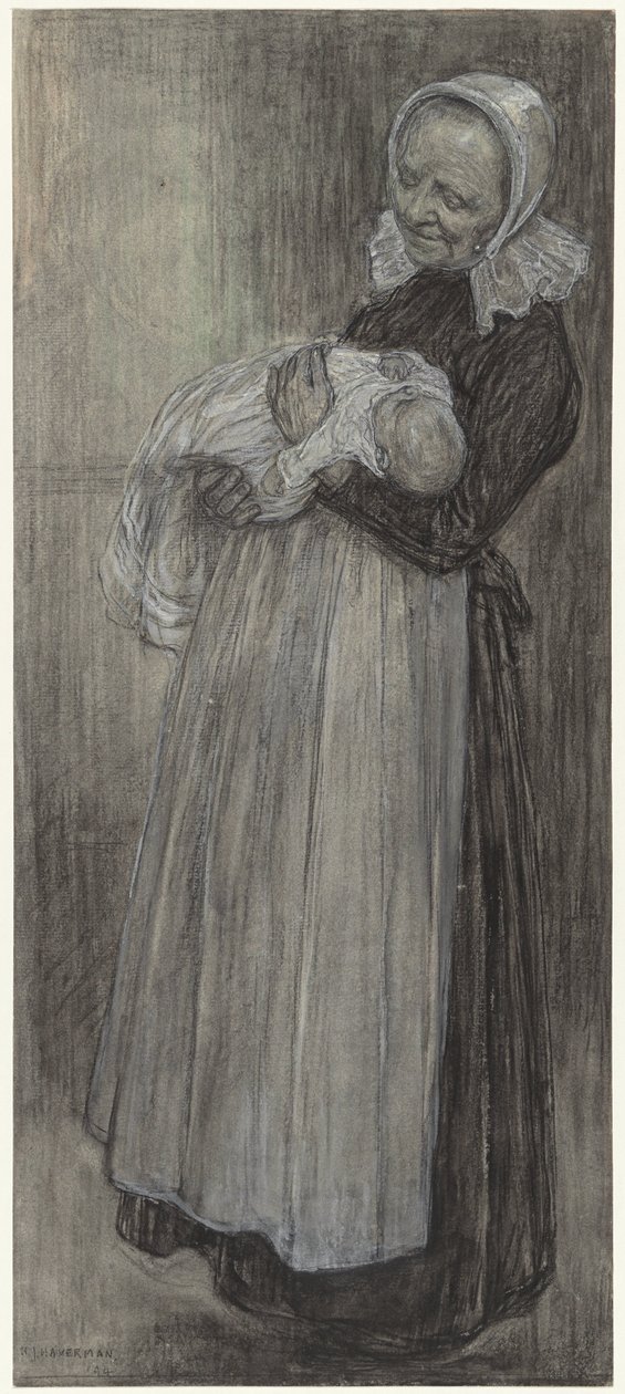 Boulangère avec nourrisson - Hendrik Johannes Haverman
