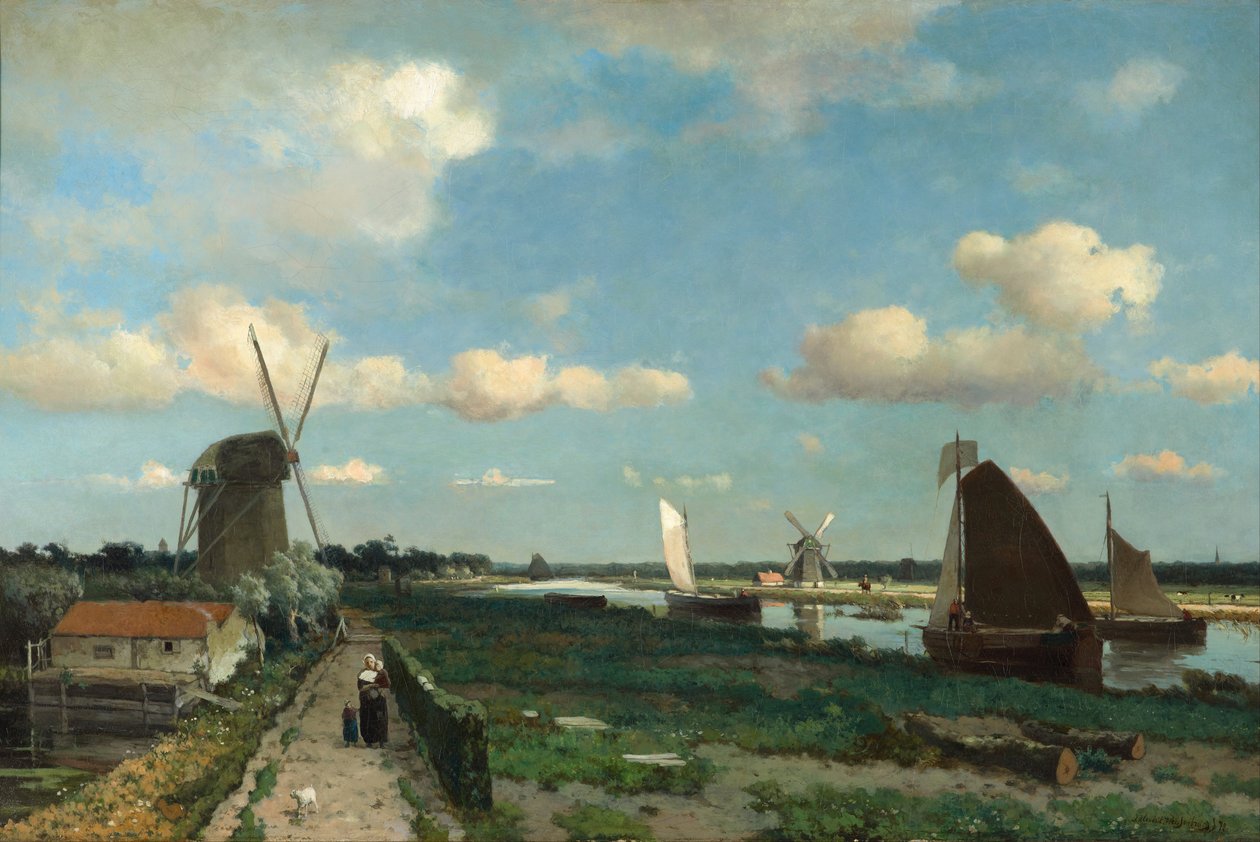 Trekvliet, 1870 - Hendrik Johannes Weissenbruch