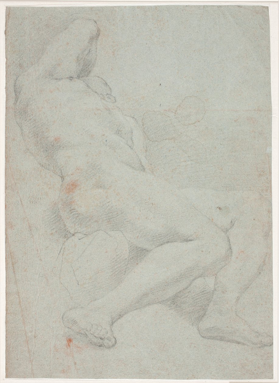 Étude de modèle masculin allongé - Hendrik Krock