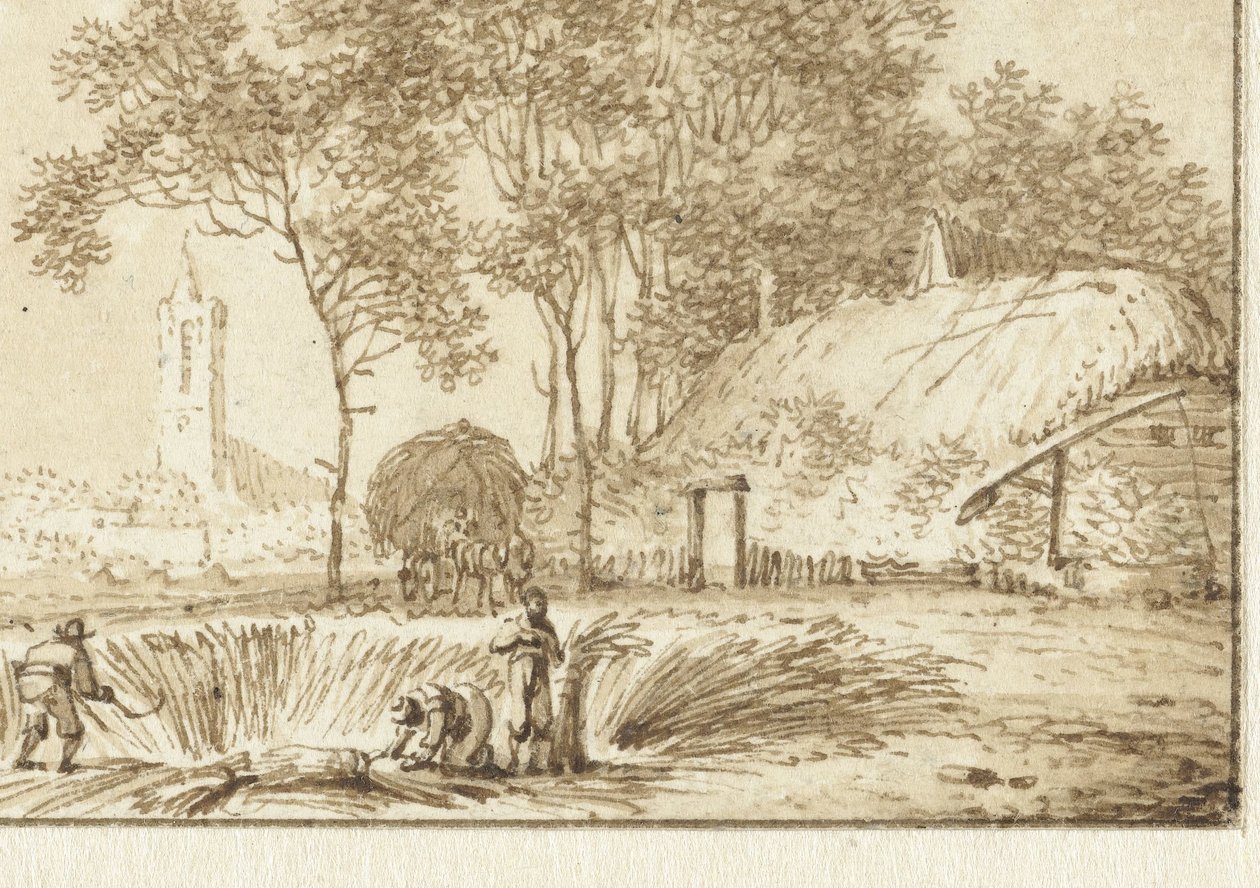 Faucheurs près d