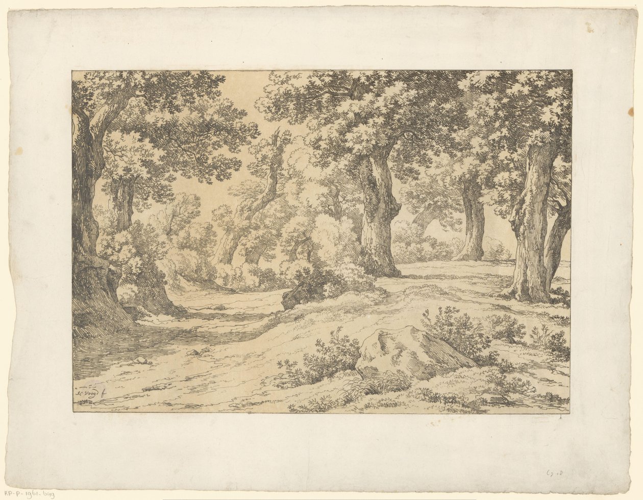 Vue de forêt - Hendrik Voogd