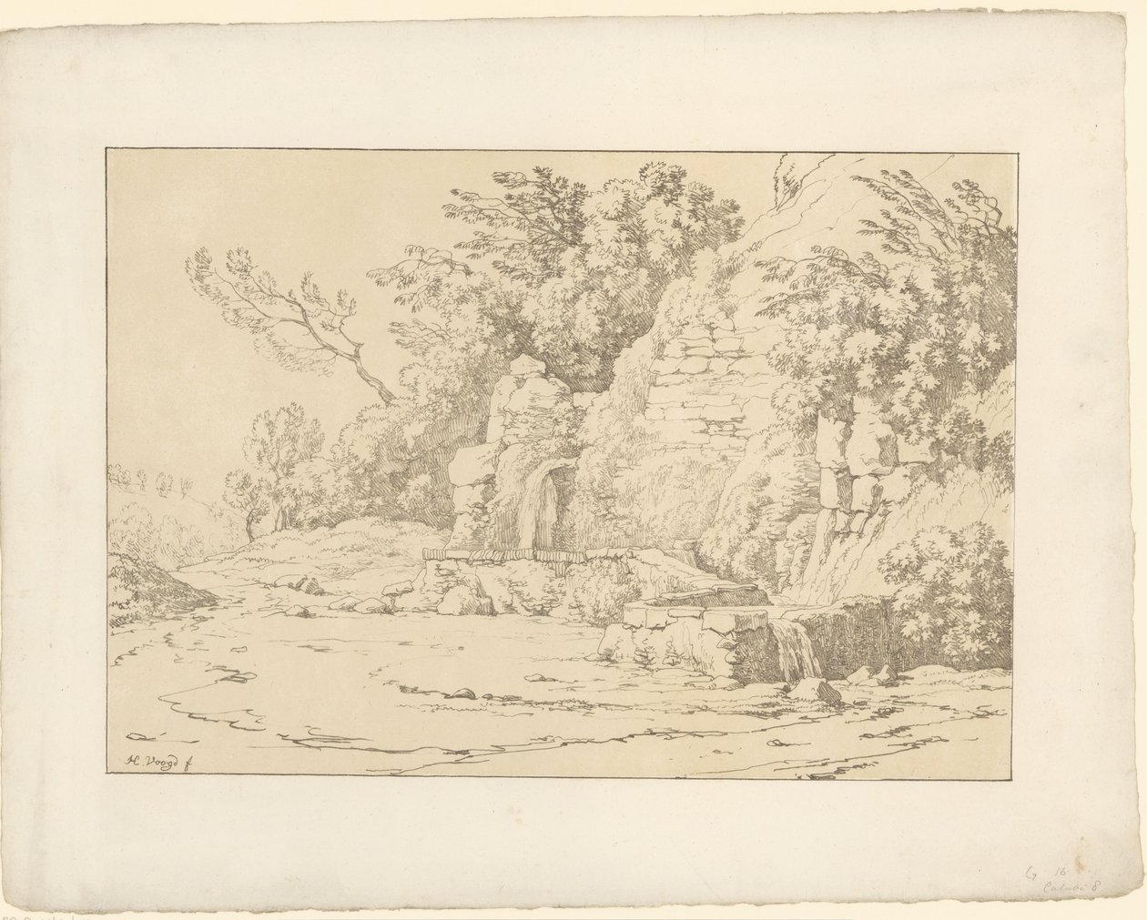 Rochers avec bassins - Hendrik Voogd