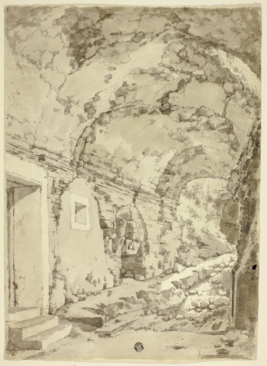 Voûte en ruine - Hendrik Voogd