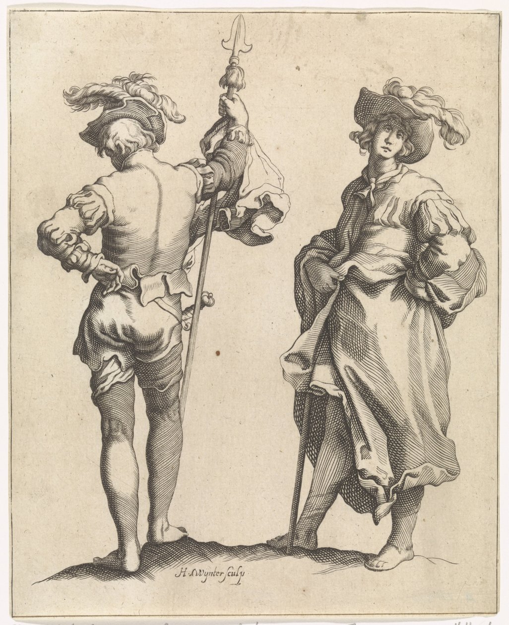 Deux soldats - Hendrik Winter
