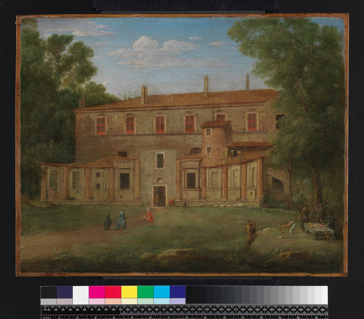 La Villa Madama, Rome, 1748 - Hendrik van Lint