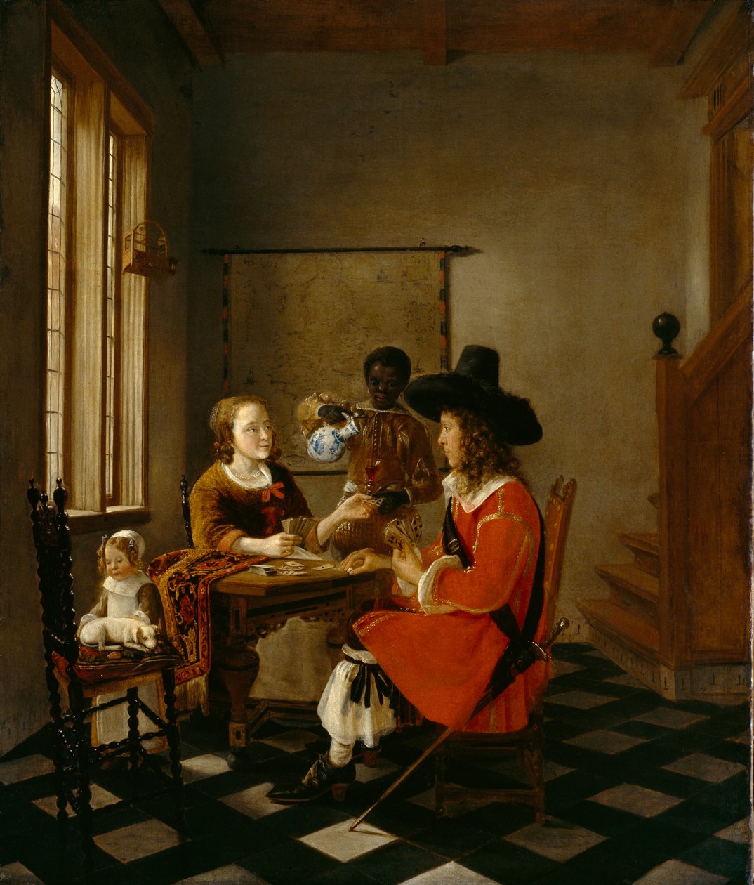 Le Jeu de Cartes, c.1660 - Hendrik van der Burch