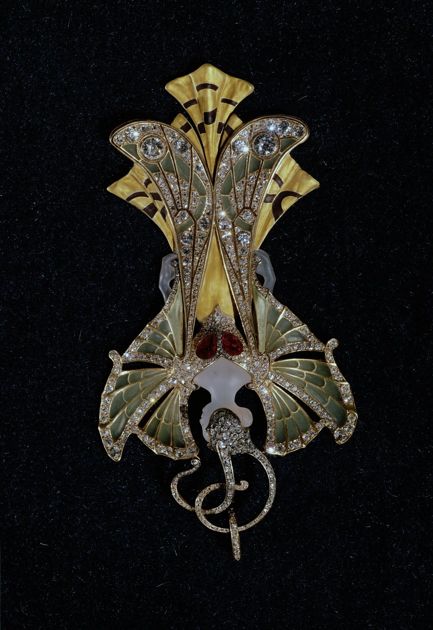 Pendentif Art Nouveau intitulé 