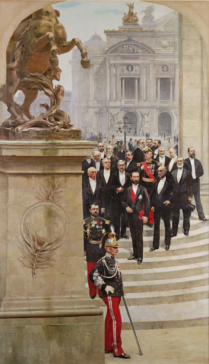 Le président Sadi Carnot (1837-94) et son gouvernement devant l
