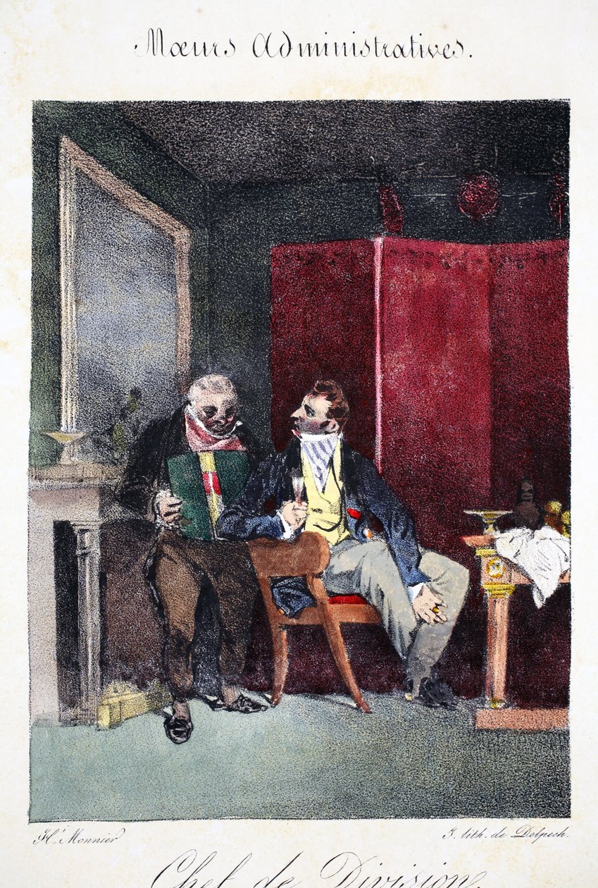 Chef de division, illustration de 