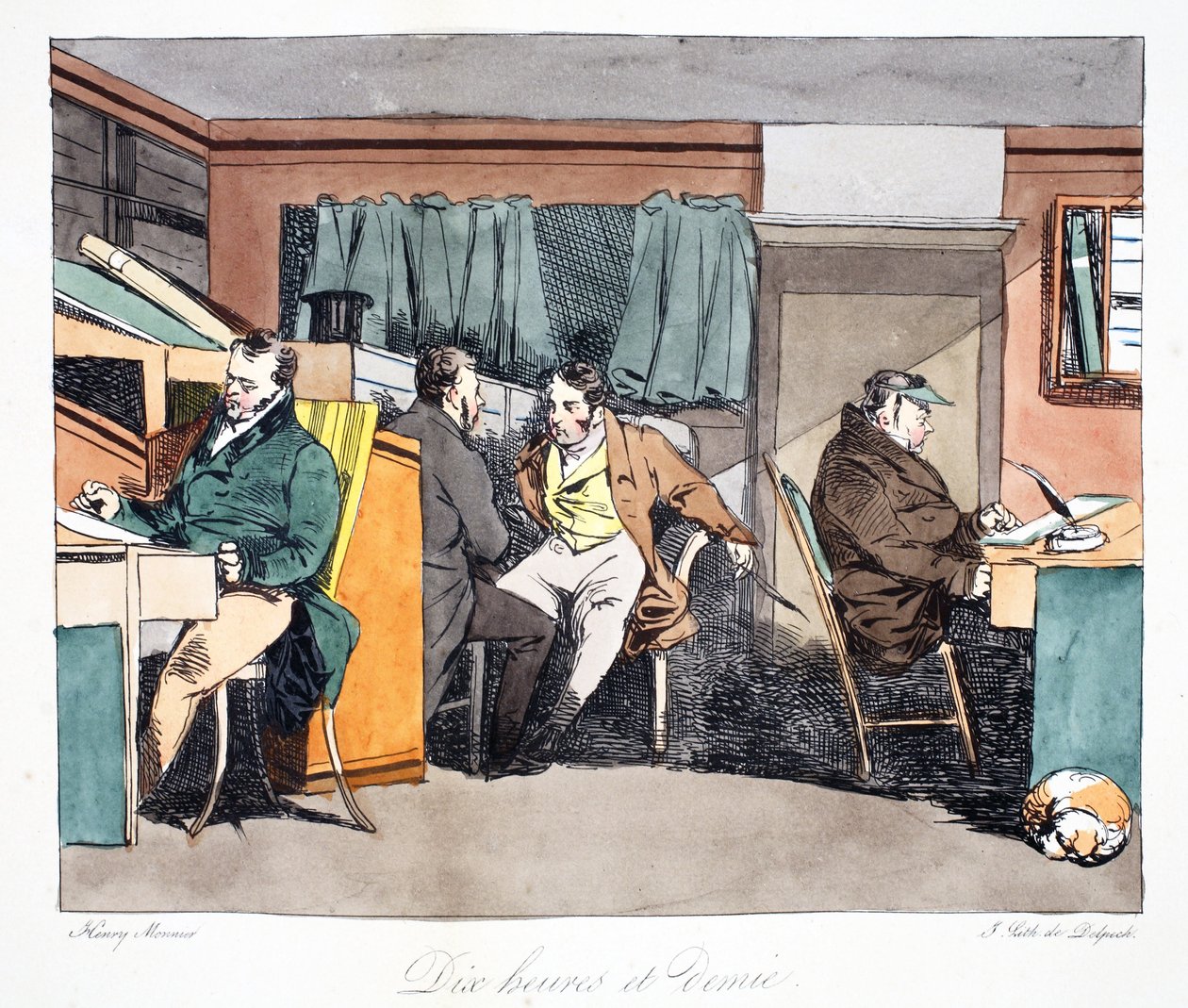 Dix heures et demie, illustration de 