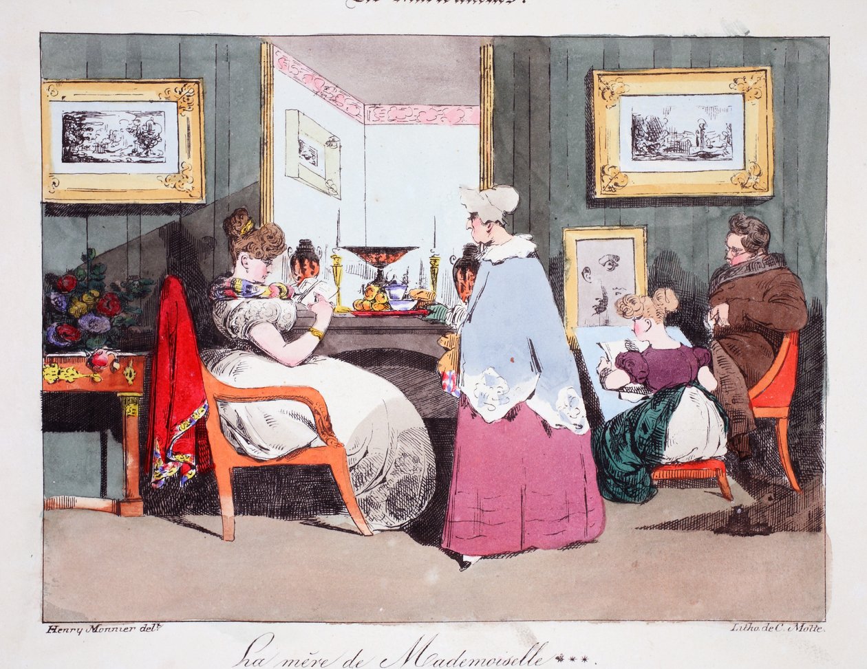 La mère de Mademoiselle, illustration de 
