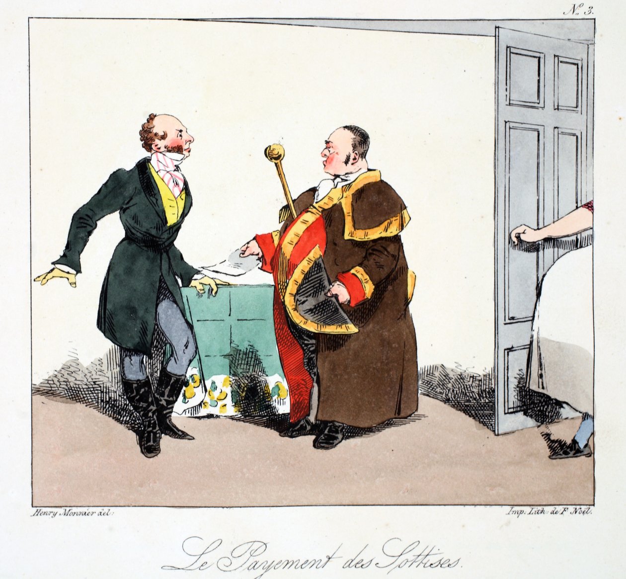 Le Payement des Sottises, illustration de 