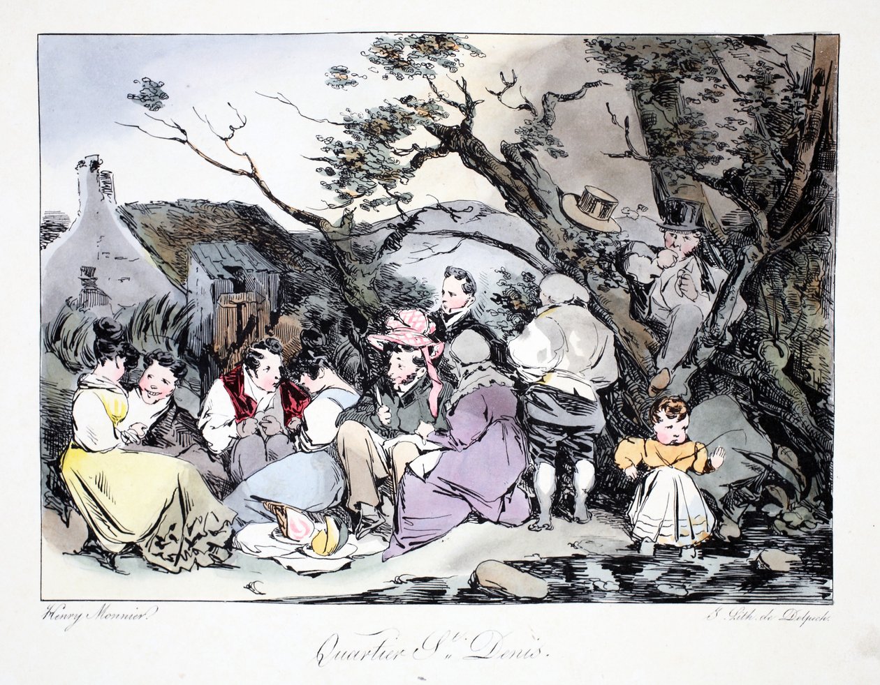 Quartier St. Denis, illustration de 