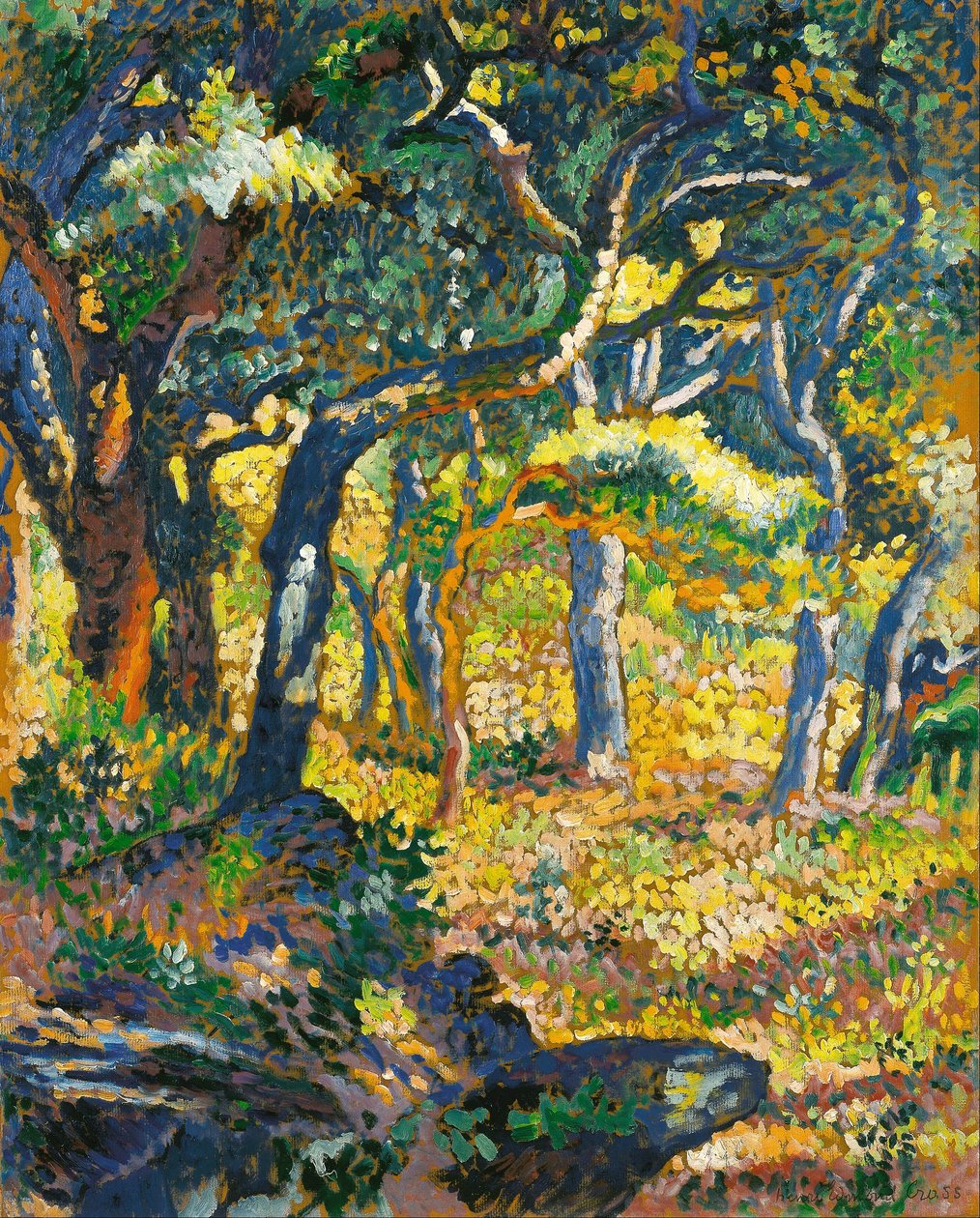 Une clairière en Provence (Étude) - Henri Edmond Cross